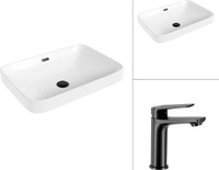 Умывальник Lauter 21441A + Sky 21СК533BS - фото