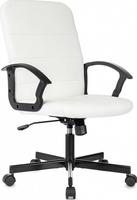 Офисное кресло Бюрократ Triest (белый, экокожа) - фото