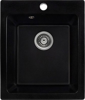 Кухонная мойка Saniteco Silva (оникс с сифоном) - фото