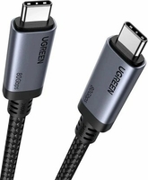 Кабель Ugreen L706 USB Type-C - USB Type-C 65383 (1 м, серый) - фото