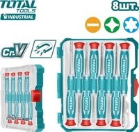 Набор отверток прецизионных Total THT250826 (8 предметов) - фото