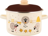 Кастрюля Appetite Подворье 6RD221M - фото