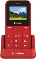 Телефон Xenium X718 (красный) - фото