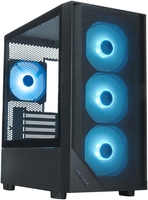 Корпус XASTRA A401M 4ARGB-V2 (черный) - фото