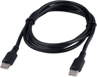 Кабель Cablexpert USB Type-C - USB Type-C CC-USB2-CMCM-100-1M (1 м, черный) - фото