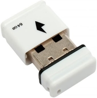 USB Flash Gembird GFL-2.0-64mini 64Gb (белый) - фото