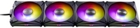 Комплект вентиляторов для корпуса с контроллером ADATA XPG Hurricane MAG 120 ARGB PWM (черный) - фото