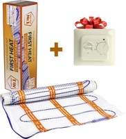 Нагревательный мат Теплый пол №1 ТСП-640-4.0 с терморегулятором RТС 70.26 - фото