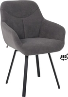 Стул Мамадома Romeo smile 360 (b28 Antracite Lux/черный) - фото