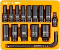 Набор головок слесарных JCB 4157MPB (15 предметов) - фото