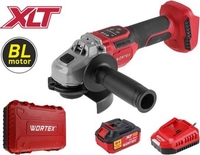 Угловая шлифмашина Wortex CAG 1812-2 SE SET 1334919 (с 1-им АКБ, кейс) - фото