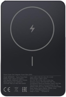 Внешний аккумулятор Xiaomi Super Slim Magnetic Power Bank 5000mAh WPB0507S (черный, международная версия) - фото