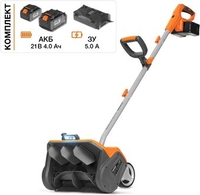 Снегоуборщик Daewoo Power DAST 4242Li Set (с 2-мя АКБ) - фото