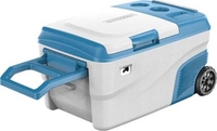 Компрессорный автохолодильник Alpicool DC30 24.8л (белый/синий, с адаптером) - фото