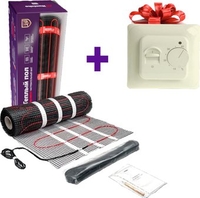 Нагревательный мат Nunicho Etalon SHP 150Вт с терморегулятором RТС 70.26 (1.0м2) - фото