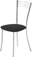 Стул Фабрикант Лилиана (DO №350 черный/AL) - фото