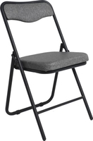 Стул Фабрикант Гольф BOX4 (PV 3 серый/BL) - фото