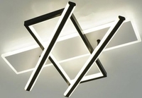 Припотолочная люстра Estares Palla 110W 3S-APP-500x460x80-BLACK/WHITE/CLEAR-220-IP20 - фото