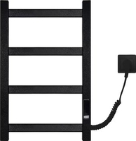 Полотенцесушитель Gloss & Reiter Pro-line E2.L.30x50.P4 (П) (timer, муар черный) - фото