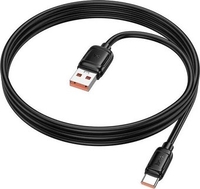 Кабель Hoco X115 USB Type-A - USB Type-C (1 м, черный) - фото