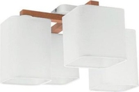 Люстра средней высоты AksHome Quadro 4xE27 (белый) - фото