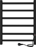 Полотенцесушитель ProHeat Quadro 50х60 (терморегулятор, таймер, черный муар) - фото