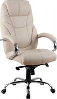Офисное кресло King Style SHL-9-1 Tonpo PU Chrome (кремовый) - фото