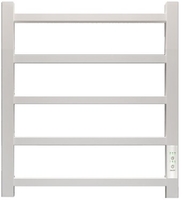 Полотенцесушитель Granula Квадро 50x60 (терморегулятор, белый глянец) - фото