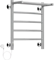 Полотенцесушитель Granula Классик 4 перекладины 50x60 D32 с полкой (терморегулятор с таймером слева) - фото