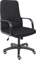 Офисное кресло AksHome Менеджер PL (Leto 70 черная ткань) - фото