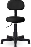 UTFC Кассира L со спинкой (S-0401 черный) - фото