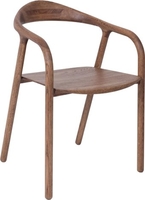 Стул с подлокотниками ПМЦ Био (дуб натуральный/покрытие терра) - фото