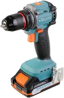 Дрель-шуруповерт Sturm CD1860BL (с 2-мя АКБ, кейс) - фото
