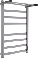 Полотенцесушитель Маргроид Ferrum Вид 81/10 СНШ 80x50 с полкой (графит, таймер справа) - фото