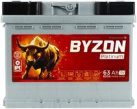 Автомобильный аккумулятор BYZON Platinum R+ (63 А·ч) - фото