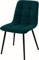 Стул Mio Tesoro Палермо (бирюзовый/черный) - фото