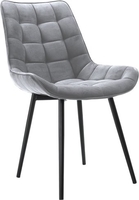 Стул Mio Tesoro Франко (светло-серый/черный) - фото