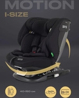 Детское автокресло MOWbaby Motion isofix UB616 (черный) - фото