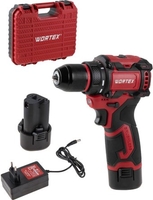 Дрель-шуруповерт Wortex BD 1213-1 Dli 2329019 (с 2-мя АКБ, кейс) - фото