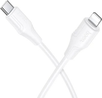 Кабель Hoco X124 USB Type-C - Lightning (1 м, белый) - фото
