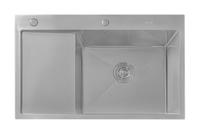 Кухонная мойка Astir Decor Satin C78x51R (с сифоном, дозатором и коландером) - фото