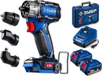 Дрель-шуруповерт Зубр DB-50-42-H3 (с 2-мя АКБ, кейс) - фото