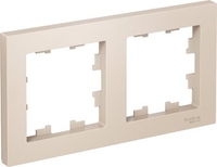 Рамка Systeme Electric AtlasDesign ATN000202 (бежевый) - фото