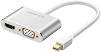 Конвертер Ugreen MD115 20421 miniDisplayPort - HDMI/VGA - фото