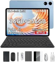 Планшет Blackview Mega 3 LTE 12GB/256GB (синий, с аксессуарами) - фото