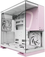 Корпус Geometric Future Model 5 5FAN (белый/розовый) - фото