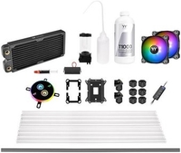 Система жидкостного охлаждения для процессора Thermaltake Pacific C240 DDC Hard Tube Water Cooling Kit CL-W242-CU12SW-A - фото