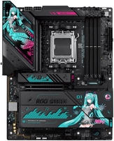 Материнская плата ASUS Rog Strix X870E-H Gaming WiFi7 Hatsune Miku Edition - фото