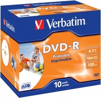 DVD-R диск Verbatim 4.7Gb 16x 43521 (25 шт.) - фото