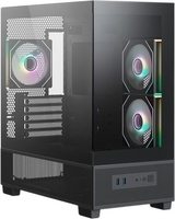 Корпус XASTRA Q500M 3ARGB-FG-C10-UC (черный) - фото